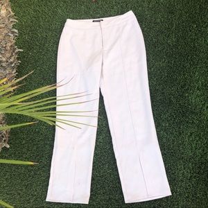 Something Navy Skinny Slit Hem Pants